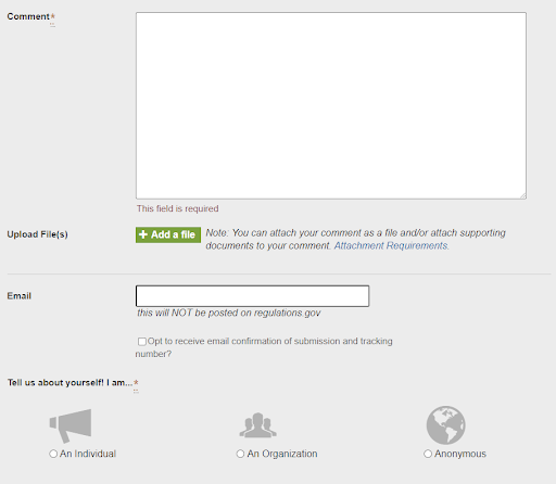  Easy-to-use Public Commenting Platform By Federal Register